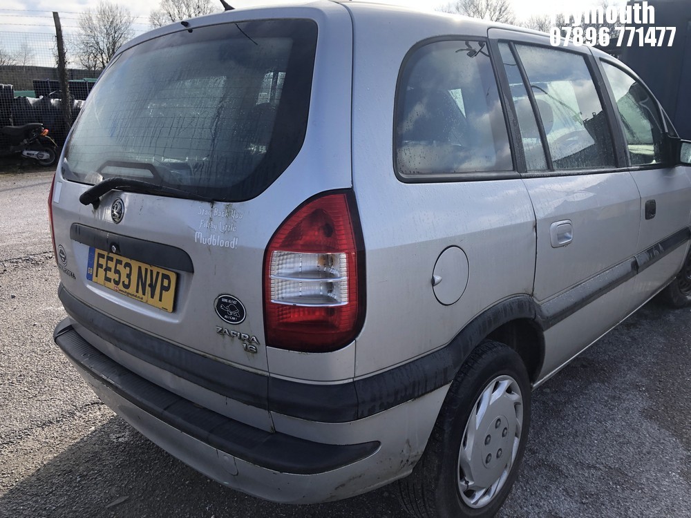 John Pye Vehicle Auctions Location Plymouth Vauxhall Zafira