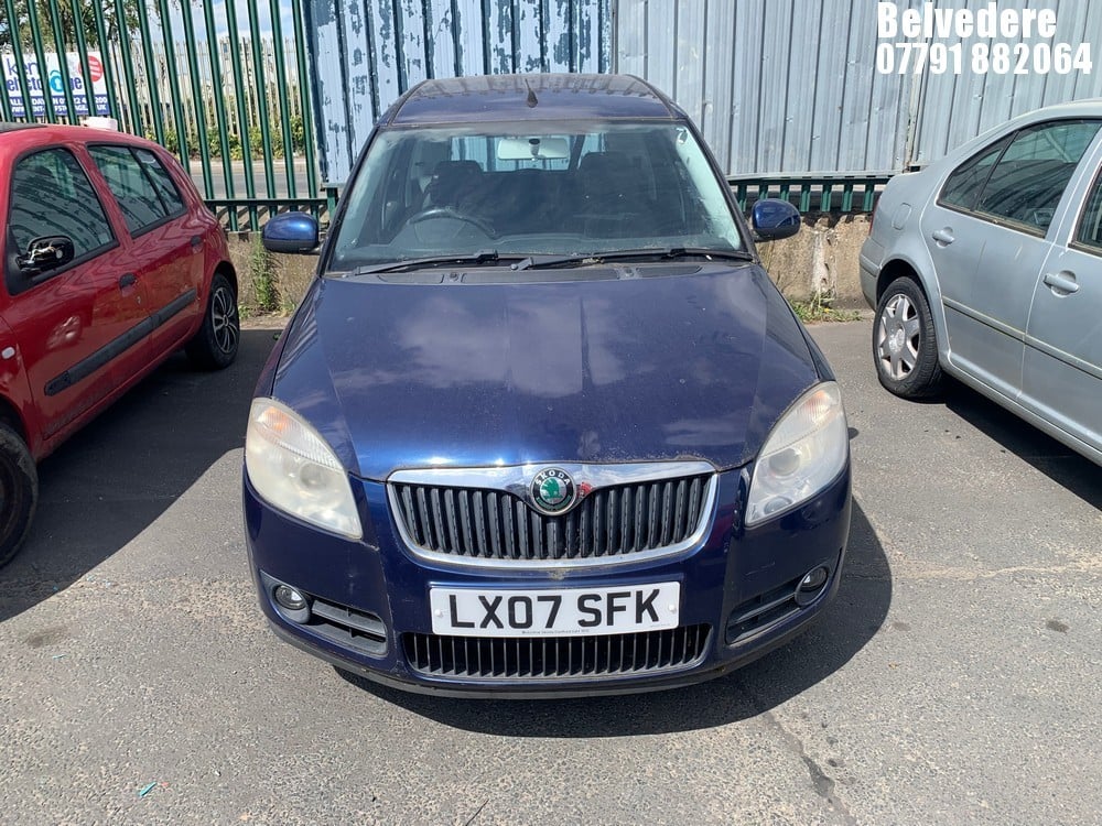 John Pye Vehicle Auctions Location Belvedere 2007 SKODA ROOMSTER 2