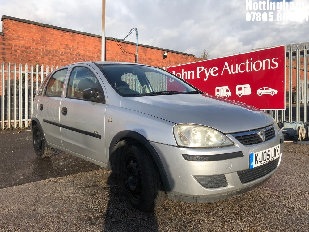 John Pye Vehicle Auctions Location Nottingham Vauxhall Corsa