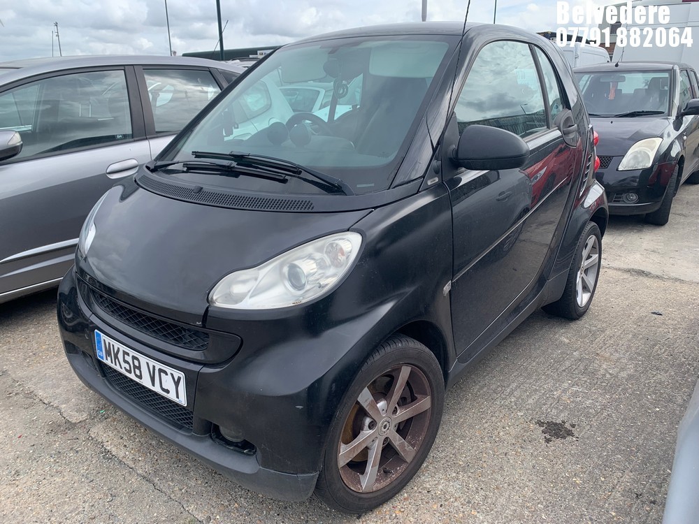 John Pye Vehicle Auctions - Location: BELVEDERE - 2008 SMART FORTWO ...