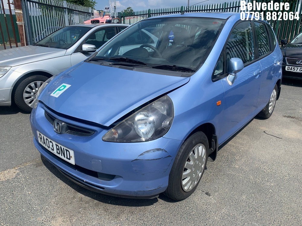 John Pye Vehicle Auctions - Location: BELVEDERE - 2003 HONDA JAZZ SE ...