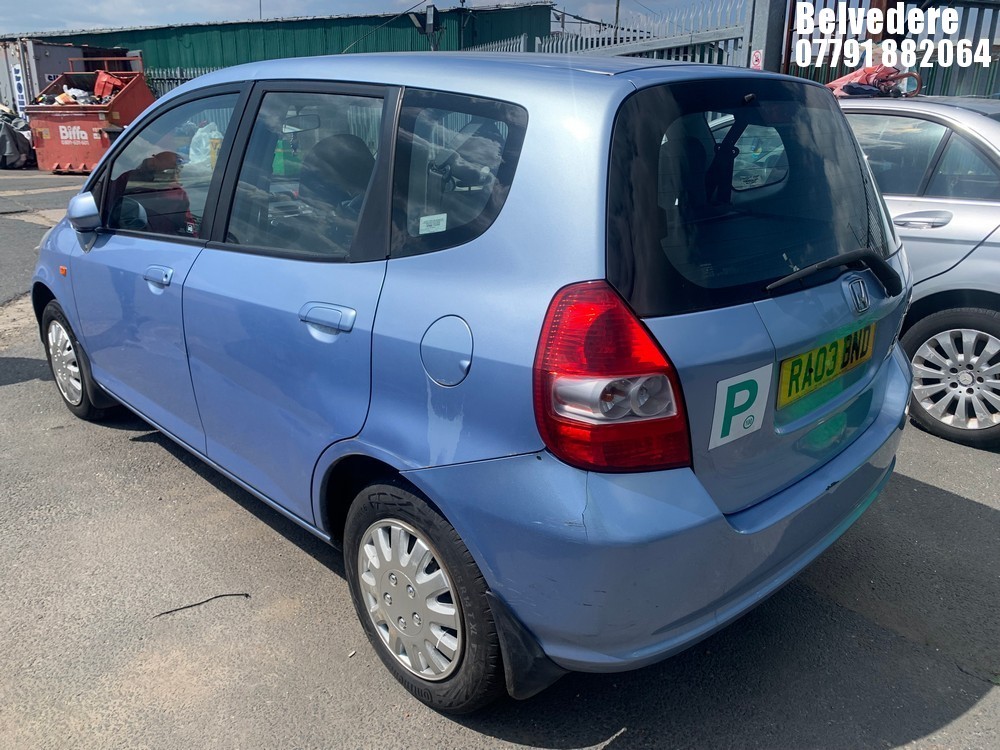 John Pye Vehicle Auctions - Location: BELVEDERE - 2003 HONDA JAZZ SE ...