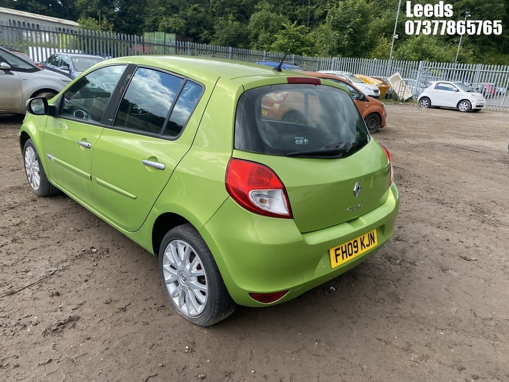 John Pye Vehicle Auctions - Location: Leeds - 2009 RENAULT CLIO ...