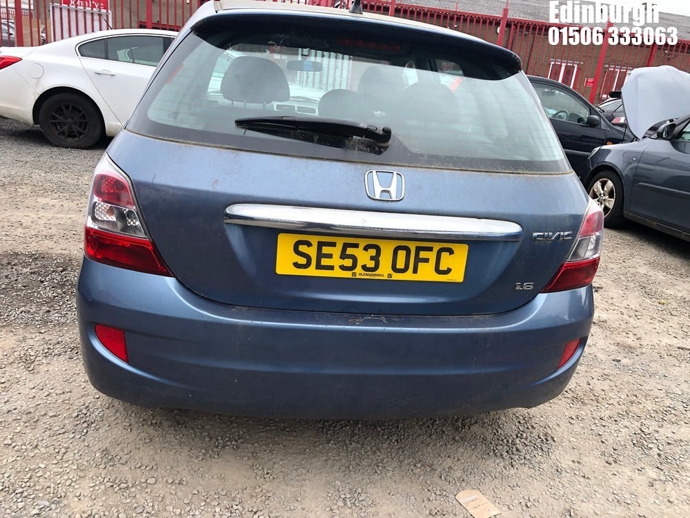 John Pye Vehicle Auctions - Location: Edinburgh - 2004 HONDA CIVIC VTEC ...