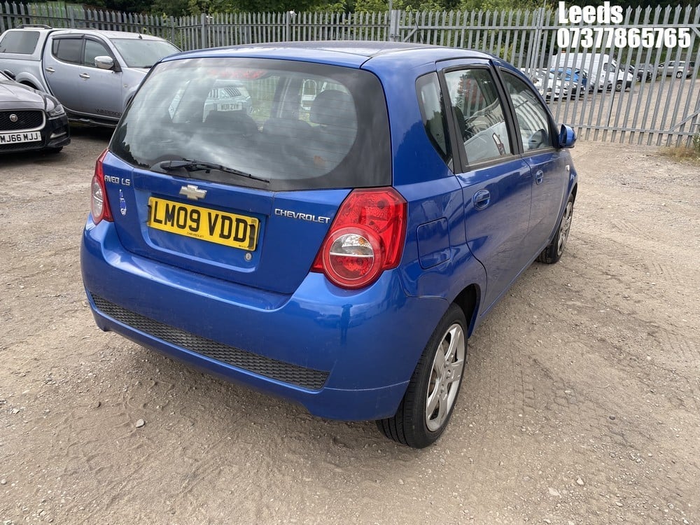 John Pye Vehicle Auctions - Location: Leeds - 2009 CHEVROLET AVEO LS 5 ...