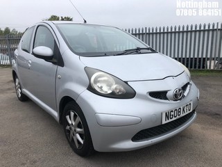 Location: Nottingham - 2008 TOYOTA AYGO PLATINUM VVT-I 5 Door Hatchback REG: NG08KTO, Keys: No, MOT Expiry date: 22/01/2024, 998 Petrol, 5 Speed Manual Petrol, Former Keepers: 8