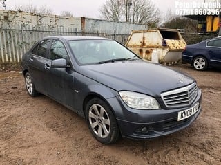 Location: Peterborough - 2009 MERCEDES-BENZ C180 KOMP SE BLUEEFF-CY A 4 Door Saloon REG: KN09KYU, Keys: No, MOT Expiry date: 11/05/2024, 1597 Petrol, 5 Speed Auto Petrol, Former Keepers: 9