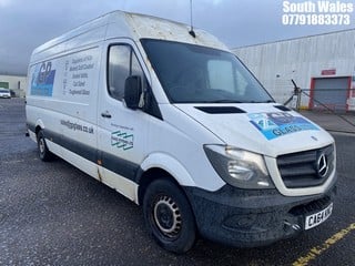 Location: South Wales - 2015 MERCEDES-BENZ SPRINTER 316 CDI Panel Van REG: CA64KNC, Keys: No, MOT Expiry date: 26/02/2025, 2143 Diesel, 6 Speed Manual Diesel, Former Keepers: 1