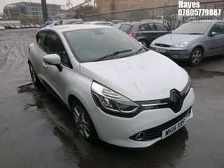 Location:  Hayes - 2015 RENAULT CLIO DYNAMIQUE MEDIANAV 5 Door Hatchback REG: MK15XRF, Keys: No, MOT Expiry date: 11/03/2025, 1149 Petrol, 5 Speed Manual Petrol, Former Keepers: 5