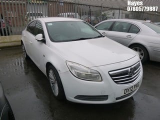 Location:  Hayes - 2012 VAUXHALL INSIGNIA EXCLUSIV 158CDTI 5 Door Hatchback REG: DY12PXG, Keys: No, MOT Expiry date: 16/01/2025, 1956 Diesel, 6 Speed Manual Diesel, Former Keepers: 20