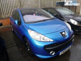 Location:  Hayes - 2008 PEUGEOT 207 SPORT 5 Door Hatchback REG: CN08AXY, Keys: No, MOT Expiry date: 10/11/2024, 1598 Petrol, MANUAL, Former Keepers: 5