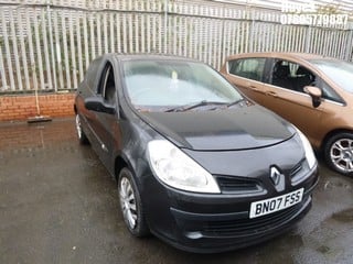 Location:  Hayes - 2007 RENAULT CLIO EXPRESSION 5 Door Hatchback REG: BN07FSS, Keys: No, MOT Expiry date: 25/09/2024, 1149 Petrol, 5 Speed Manual Petrol, Former Keepers: 11