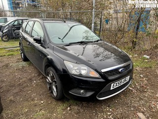 Location: North Woolwich - 2009 FORD FOCUS TITANIUM 125 Estate REG: EX59URJ, Keys: No, MOT Expiry date: 27/12/2024, 1798 Petrol, 5 Speed Manual Petrol, Former Keepers: 7