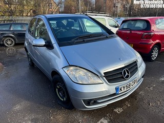 Location: North Woolwich - 2008 MERCEDES A150 CLASSIC SE 5 Door Hatchback REG: KY58CRV, Keys: No, MOT Expiry date: 11/10/2024, 1498 Petrol, 5 Speed Manual Petrol, Former Keepers: 9