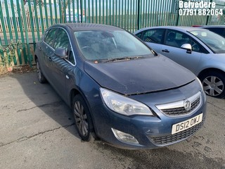 Location: Belvedere - 2012 VAUXHALL ASTRA SE AUTO 5 Door Hatchback REG: DS12OWJ, Keys: No, MOT Expiry date: 23/01/2025, 1598 Petrol, 6 Speed Auto Petrol, Former Keepers: 7