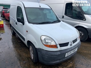 Location: Belvedere - 2004 RENAULT KANGOO SL17P 95+ AUTO Panel Van REG: EU53WDT, Keys: No, MOT Expiry date: 11/02/2020, 1598 Petrol, 4 Speed Auto Petrol, Former Keepers: 6