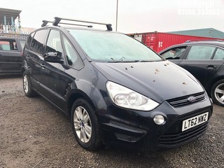 Location: Edinburgh - 2012 FORD S-MAX ZETEC TDCI AUTO MPV REG: LT62NWZ, Keys: No, MOT Expiry date: 21/02/2025, 1997 Diesel, 6 Speed Auto Diesel, Former Keepers: 5