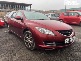 Location: Edinburgh - 2009 MAZDA 6 TS 4 Door Saloon REG: SJ59XPG, Keys: No, MOT Expiry date: 05/12/2024, 1798 Petrol, 6 Speed Manual Petrol, Former Keepers: 2