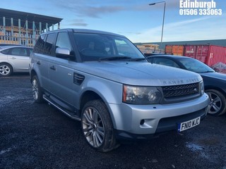 Location: Edinburgh - 2010 LAND ROVER RANGE ROVER SPT SE TDV6 A Estate REG: FN10WJC, Keys: No, MOT Expiry date: 12/07/2023, 2993 Diesel, 6 Speed Auto Diesel, Former Keepers: 6