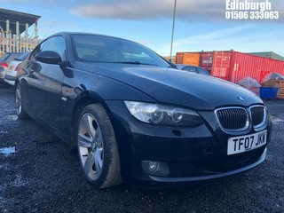 Location: Edinburgh - 2007 BMW 325I SE AUTO Coupe REG: TF07JKW, Keys: No, MOT Expiry date: 23/11/2024, 2497 Petrol, 6 Speed Auto Petrol, Former Keepers: 8