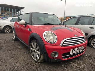 Location: Edinburgh - 2009 MINI COOPER D 3 Door Hatchback REG: YK59OKU, Keys: No, MOT Expiry date: 03/03/2025, 1560 Diesel, 6 Speed Manual Diesel, Former Keepers: 7