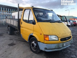 Location: Edinburgh - 1999 FORD TRANSIT 190 LWB Dropside Lorry REG: T586BCN, Keys: No, MOT Expiry date: 10/05/2019, 2496 Diesel, , Former Keepers: 6