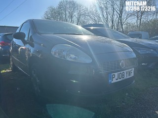 Location: MITCHAM - 2008 FIAT GRANDE PUNTO ACTIVE 65 3 DOOR HATCHBACK REG: PJ08YWF, 1242cc PETROL, 5 SPEED MANUAL PETROL, Former Keepers: 6, Keys: No, MOT: Expiry date04/04/2025