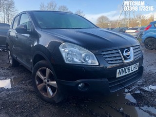 Location: Mitcham - 2008 NISSAN QASHQAI TEKNA 2WD 5 Door Hatchback REG: NM08LHD, Keys: No, MOT Expiry date: 28/01/2024, 1598 Petrol, 5 Speed Manual Petrol, Former Keepers: 3