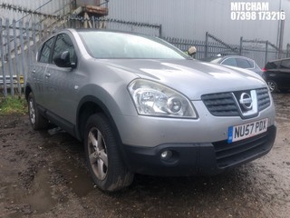 Location: Mitcham - 2007 NISSAN QASHQAI ACENTA 2WD CVT 5 Door Hatchback REG: NU57PDX, Keys: No, MOT Expiry date: 26/08/2025, 1997 Petrol, Variable Speed Auto Petrol, Former Keepers: 7