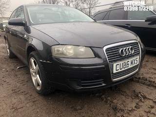 Location: Mitcham - 2006 AUDI A3 SPECIAL EDITION 3 Door Hatchback REG: CU06MXS, Keys: No, MOT Expiry date: 26/08/2025, 1595 Petrol, 5 Speed Manual Petrol, Former Keepers: 11