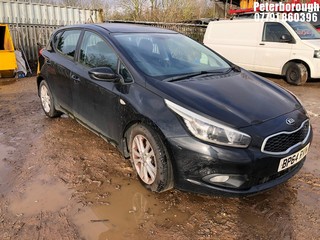 Location: Peterborough - 2015 KIA CEED VR7 5 Door Hatchback REG: BP64RVN, Keys: No, MOT Expiry date: 28/08/2024, 1396 Petrol, 6 Speed Manual Petrol, Former Keepers: 2