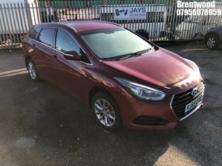 Location: BRENTWOOD - 2015 HYUNDAI I40 S CRDI BLUE DRIVE 	 ESTATE REG: RJ65ETU , 1685cc DIESEL, 6 SPEED MANUAL DIESEL, Former Keepers: 4, Keys: No, MOT: Expiry date03.07.2025