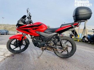 Location: Plymouth - 2012 HONDA CBF 125 M-B Motorcycle REG: LD12HVH, Keys: No, MOT Expiry date: 20/03/2024, 125 Petrol, , Former Keepers: 6