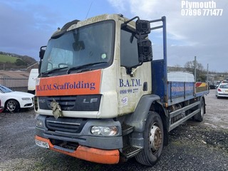 Location: Plymouth - 2007 DAF TRUCKS LF Curtain-Sided REG: RX07HHD, Keys: Yes, MOT Expiry date: 31/01/2024, 5900 Diesel, Manual Diesel, Former Keepers: 3