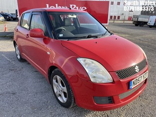 Location: South Wales - 2008 SUZUKI  SWIFT GL 	 5 Door Hatchback 	 REG: ND57YZT, 1328cc	 Petrol 	, 5 Speed Manual Petrol 	, Former Keepers: 4, Keys: Yes, MOT Expiry date: 01/02/2025