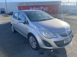 Location: South Wales - 2013 VAUXHALL CORSA ENERGY AC 5 Door Hatchback REG: DV62EGK, Keys: No, MOT Expiry date: 04/03/2025, 1229 Petrol, 5 Speed Manual Petrol, Former Keepers: 3