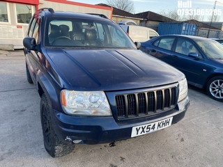 Location: Hull - 2004 JEEP GRAND CHEROKEE CRD LTD AU Estate REG: YX54KHH, Keys: No, MOT Expiry date: 21/08/2024, 2685 Diesel, 5 Speed Auto Diesel, Former Keepers: 8