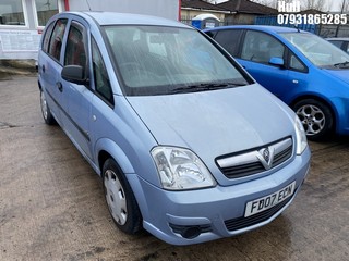 Location: Hull - 2007 VAUXHALL MERIVA LIFE MPV REG: FD07ECN, Keys: No, MOT Expiry date: 19/07/2024, 1364 Petrol, 5 Speed Manual Petrol, Former Keepers: 5