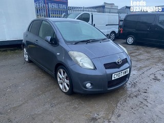 Location: Leeds - 2007 TOYOTA YARIS SR 5 Door Hatchback REG: CY07HWV, Keys: No, MOT Expiry date: 10-12-2023, 1798 Petrol, 5 Speed Manual Petrol, Former Keepers: 5