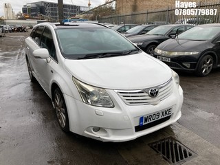 Location: Hayes - 2009  TOYOTA  AVENSIS T SPIRIT D-CAT A 	 Estate  REG: WR09XKE, 2231cc Diesel, 6 Speed Auto Diesel 	, Former Keepers: 2, Keys: No, MOT Expiry date: 14/07/2024