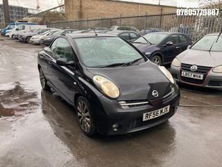 Location: HAYES / HEATHROW - 2006 NISSAN MICRA ACTIVE LUXURY C+C 	 CONVERTIBLE REG: RF56MJX, 1386cc PETROL, 5 SPEED MANUAL PETROL, Former Keepers: 6, Keys: Yes, MOT: Expiry date27/08/2025
