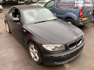 Location:  Hayes - 2010 BMW 120D SE Convertible REG: LB10MLO, Keys: No, MOT Expiry date: 04/05/2024, 1995 Diesel, 6 Speed Manual Diesel, Former Keepers: 8
