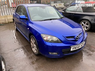 Location:  Hayes - 2008 MAZDA 3 SPORT 105 5 Door Hatchback REG: VN58HZA, Keys: No, MOT Expiry date: 16/11/2023, 1598 Petrol, 5 Speed Manual Petrol, Former Keepers: 2