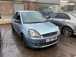 Location:  Hayes - 2007 FORD FIESTA ZETEC CLIMATE 3 Door Hatchback REG: LS07HNG, Keys: No, MOT Expiry date: 04/08/2024, 1388 Petrol, 5 Speed Manual Petrol, Former Keepers: 5