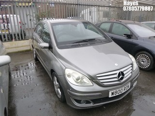 Location:  Hayes - 2006 MERCEDES B150 SE CVT MPV REG: W800RON, Keys: No, MOT Expiry date: 01/03/2025, 1498 Petrol, Variable Speed Auto Petrol, Former Keepers: 3