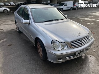 Location:  Hayes - 2006 MERCEDES C180 KOMP. ELEGANCE SE A 4 Door Saloon REG: NB06VYL, Keys: No, MOT Expiry date: 03/11/2024, 1796 Petrol, 5 Speed Auto Petrol, Former Keepers: 3