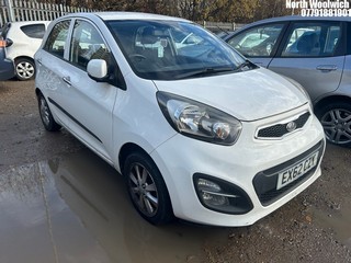 Location: North Woolwich - 2012 KIA PICANTO 2 5 Door Hatchback REG: EX62CZY, Keys: No, MOT Expiry date: 22/04/2025, 998 Petrol, 5 Speed Manual Petrol, Former Keepers: 5