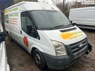 Location: North Woolwich - 2007 FORD TRANSIT 110 T300L FWD Panel Van REG: KR07FFN, Keys: No, MOT Expiry date: 28/05/2025, 2198 Diesel, 5 Speed Manual Diesel, Former Keepers: 4