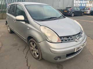 Location: BELVEDERE - 2008 NISSAN NOTE TEKNA AUTO MPV REG: BW57MVJ, 1598cc PETROL, 4 SPEED AUTO PETROL, Former Keepers: 9, Keys: No, MOT: Expiry date21.07.2025