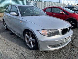 Location: Belvedere - 2009 BMW 118D SPORT 5 Door Hatchback REG: YC09FXK, Keys: No, MOT Expiry date: 14/11/2025, 1995 Diesel, 6 Speed Manual Diesel, Former Keepers: 7